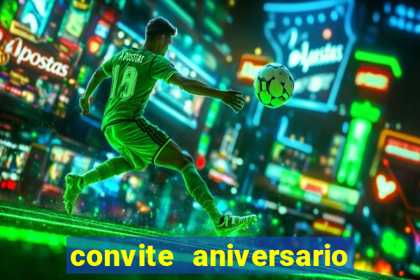 convite aniversario infantil futebol